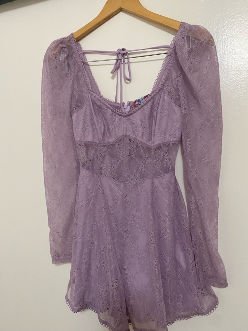 Urban Outfitters Lavender Lace Mini Dress - Picture 5 of 7